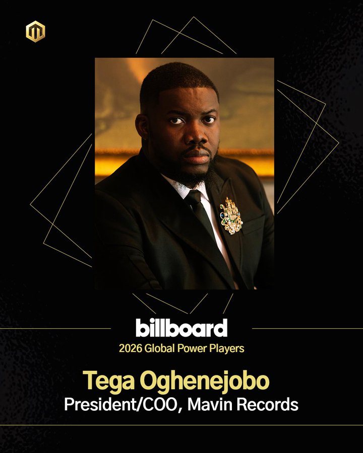 Tega Oghenejobo functions on Billboard's 2026 World Vitality Gamers checklist