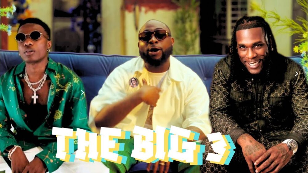wizkid, burna boy, davido