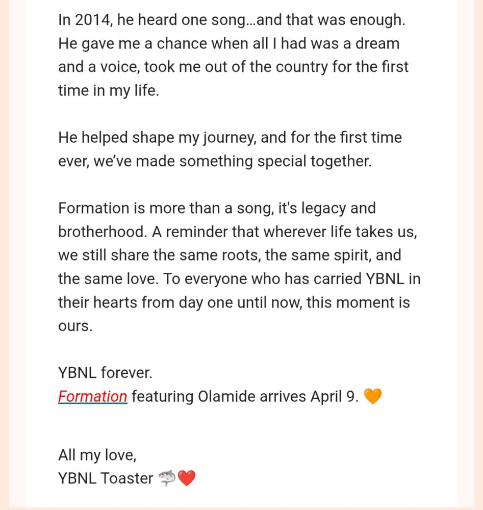 Adekunle Gold & Olamide Set to Drop Formation This Thursday