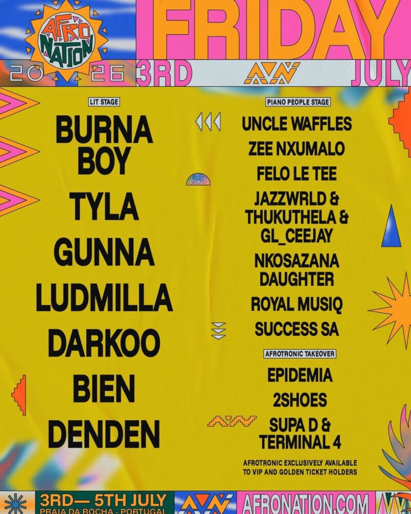 Afronation Portugal Announces Burna Boy as Headliners