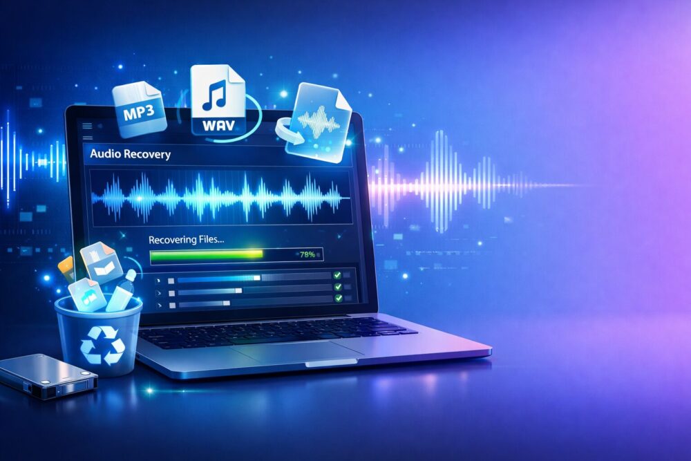 Audio file recovery in progress