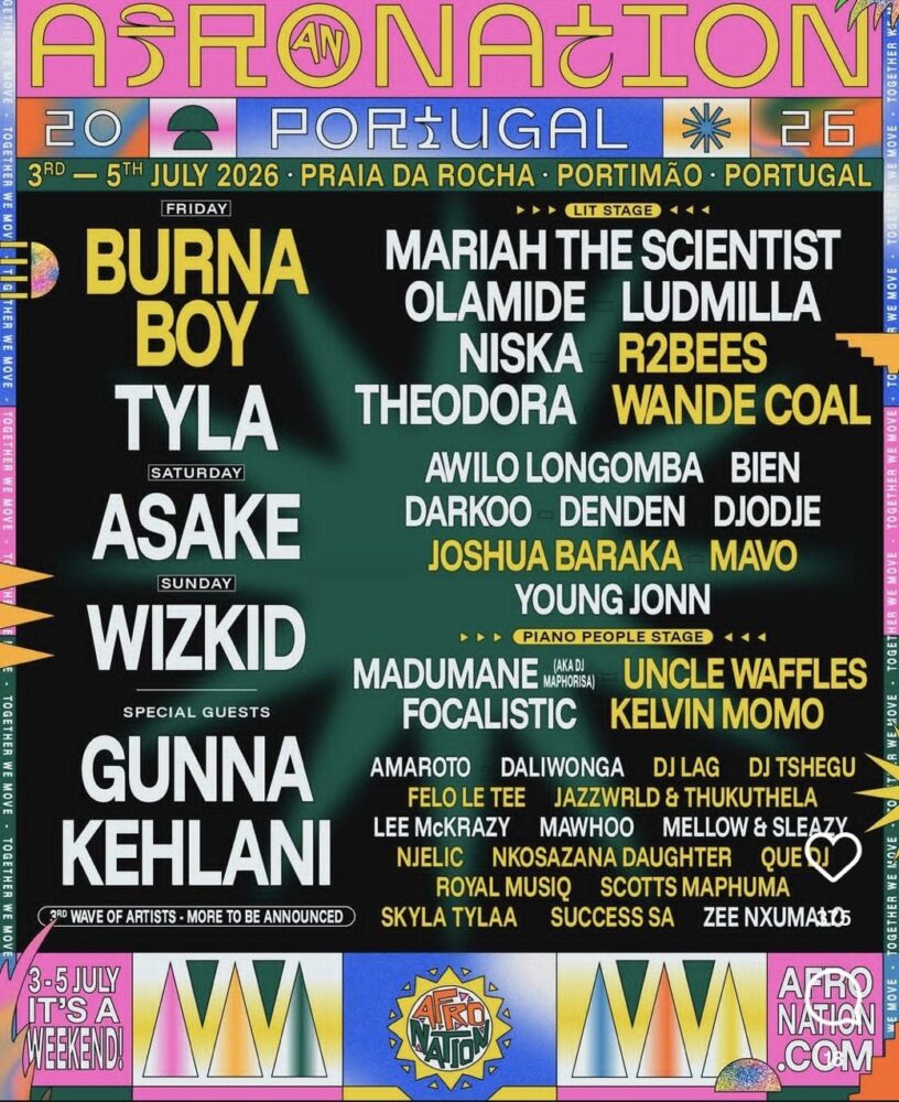 Wizkid, Afronation Portugal, 5th of July 2026