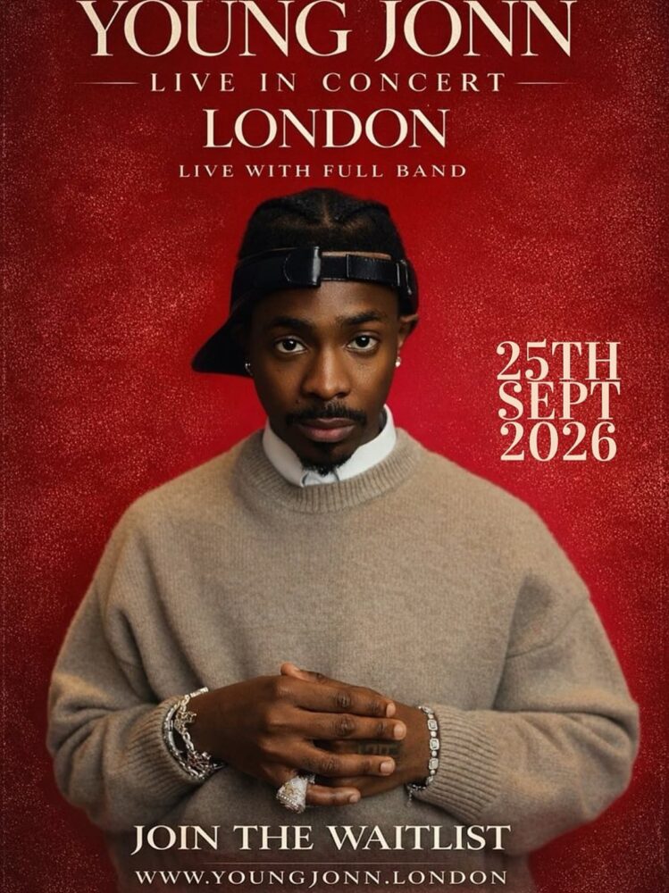 Young Jonn Set to Headline OVO Arena Wembley Show