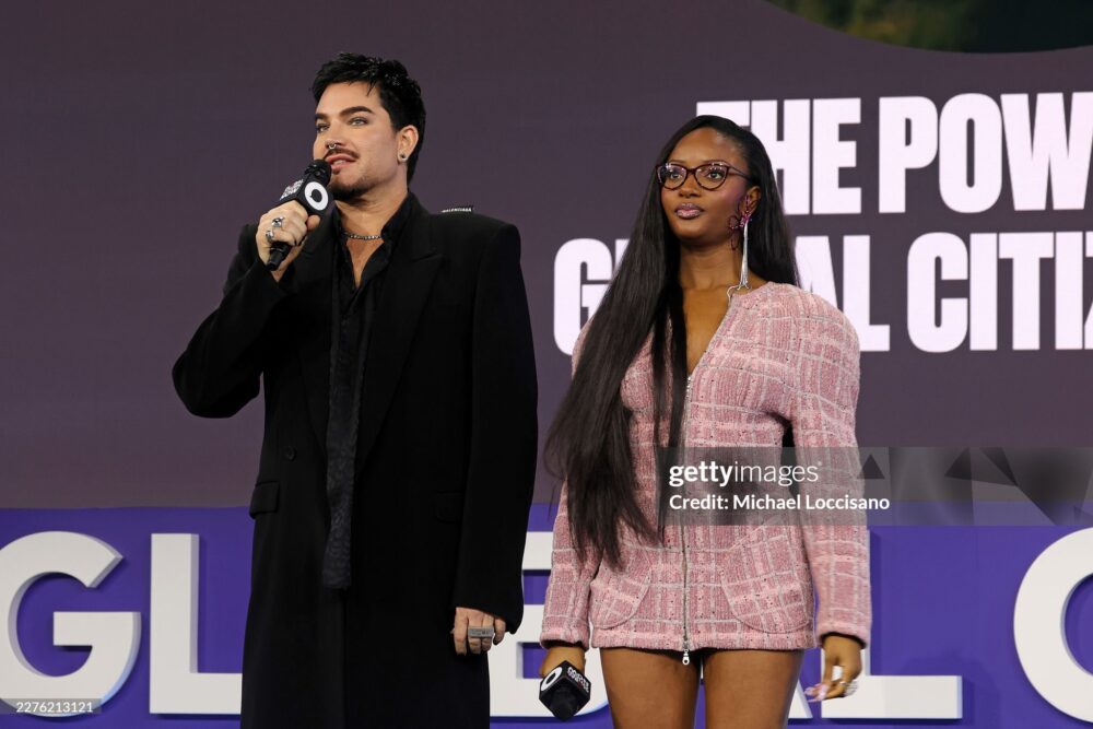 Ayra Starr & Adam Lambert Spotted at Global Citizen NOW in NYC 1 Ayra Starr & Adam Lambert