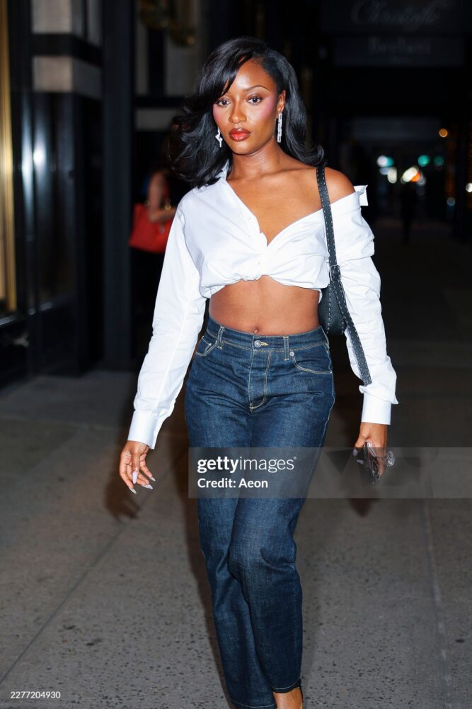 Ayra Starr Attends FENDI “Baguette 26424 Re-Edition” Event in NYC