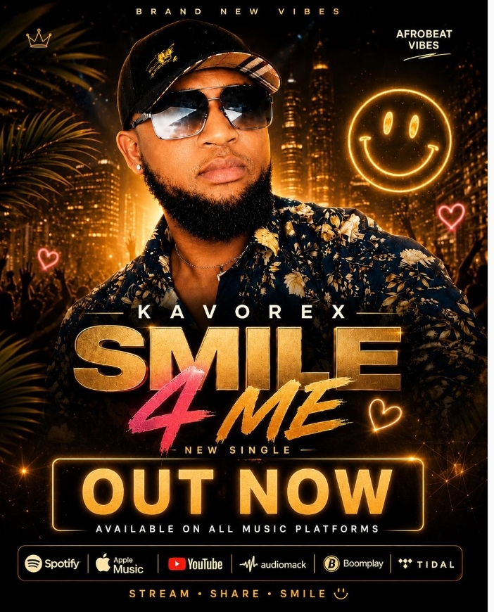Afrobeats artiste Kavorex returns with a brand-new single titled “Smile For Me.”